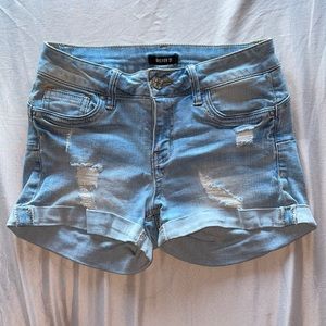 Denim shorts
